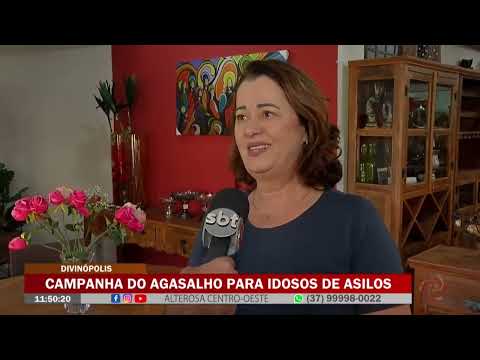 Campanha do agasalho para idosos de asilos em Divinópolis